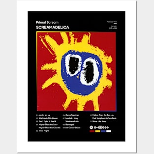 Primal Scream - Screamadelica Tracklist Album Posters and Art